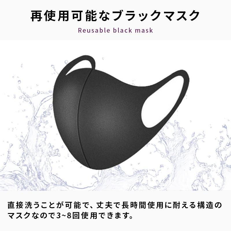 ブラックマスク 洗える黒マスク 韓国でも人気のおしゃれなデザイン 花粉 乾燥対策 Pm2 5 風邪予防 通気性 大きめ小さめをお探しの方にも 布 Wonder Labo 通販 Paypayモール