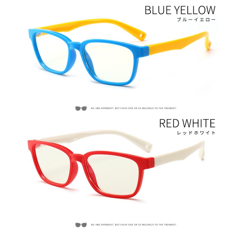キッズ ブルーライトカットメガネ 子供 Pc眼鏡 子ども おしゃれ 度なし かわいい 新商品 新型 パソコン 女の子 タブレット スマホ ウェリントン 軽量 男の子
