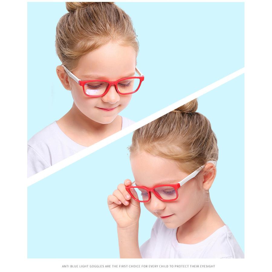 大切な キッズ ブルーライトカットメガネ 子供 Pc眼鏡 子ども おしゃれ 度なし かわいい パソコン スマホ ウェリントン タブレット 軽量 男の子 女の子 Riosmauricio Com