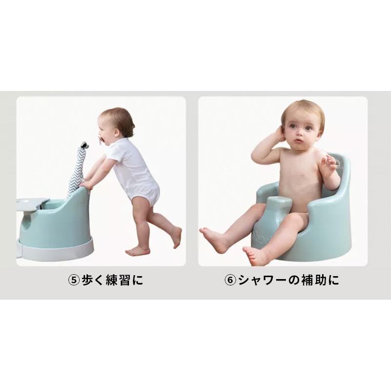 ベビーチェア ローチェア クッション ハイチェア テーブルチェア テーブル付き ベビーソファ 子供 赤ちゃん 外食も便利 ブースターシート タイヤ付き｜menstrend｜09