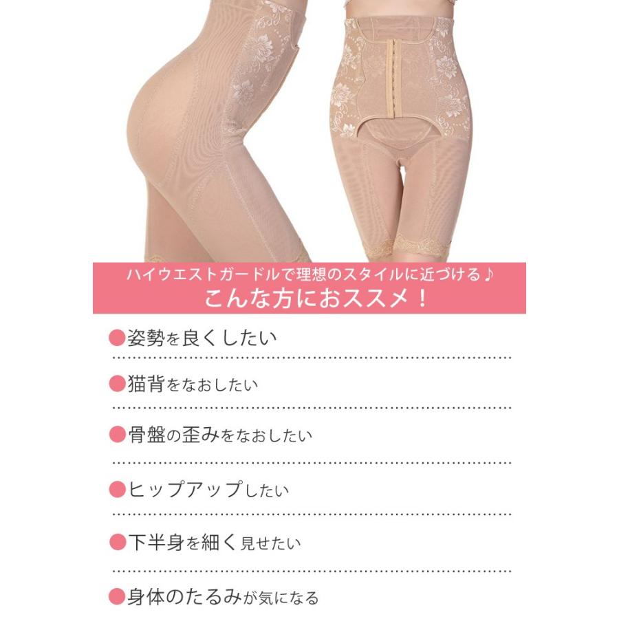 ハイウエストガードル 補正下着 効果抜群 骨盤矯正 ガードル 丸まらない 引き締め ヒップアップ 大きいサイズあり ロングタイプ 01 09 0027 Wonder Labo 通販 Yahoo ショッピング