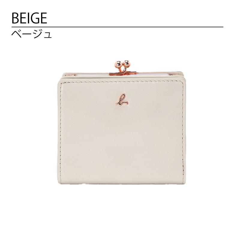✨未使用✨ アニエスベー agnès b. ベージュ 二つ折り財布　本革 アニエスベー 財布 agnesb.VOYAGE 二つ折り財布 レディース 天然