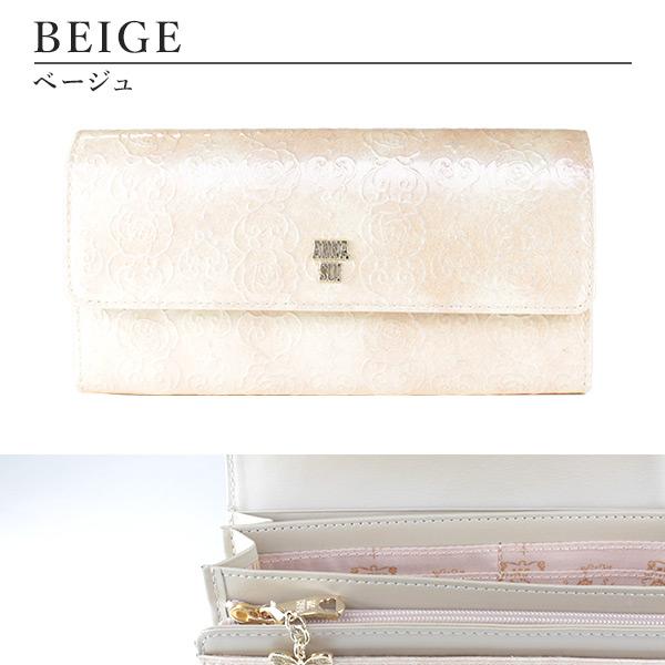 ANNA SUI（アナスイ） 財布 レディース 長財布 かぶせ長財布 エナメル