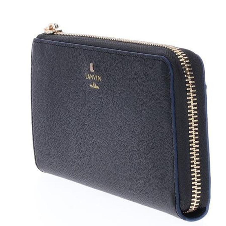 美品 ランバン オン ブルー L字チャック長財布 S－リム 23SS L字ファスナー長財布|LANVIN en Bleu | LANVIN en Bleu