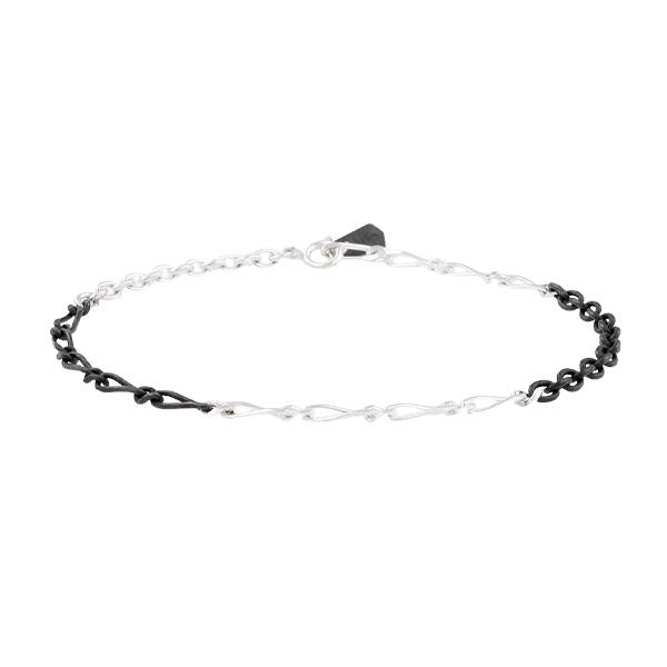 ポールスミス Paul Smith メンズ ブレスレット コンビネーション シルバーブレスレット 130908 モデル: 240 