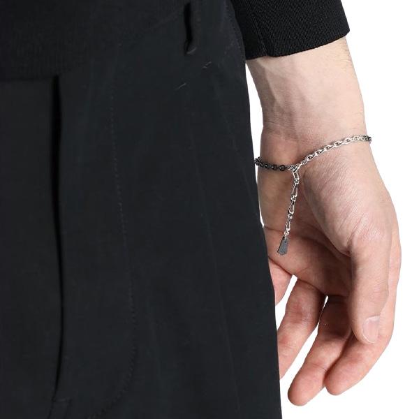 ポールスミス Paul Smith メンズ ブレスレット コンビネーション シルバーブレスレット 130908 モデル: 240 