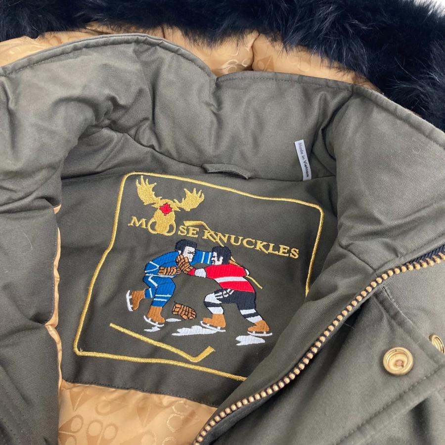 極美品/MOOSE KNUCKLES/ムースナックルズ/フォックスファー フード付