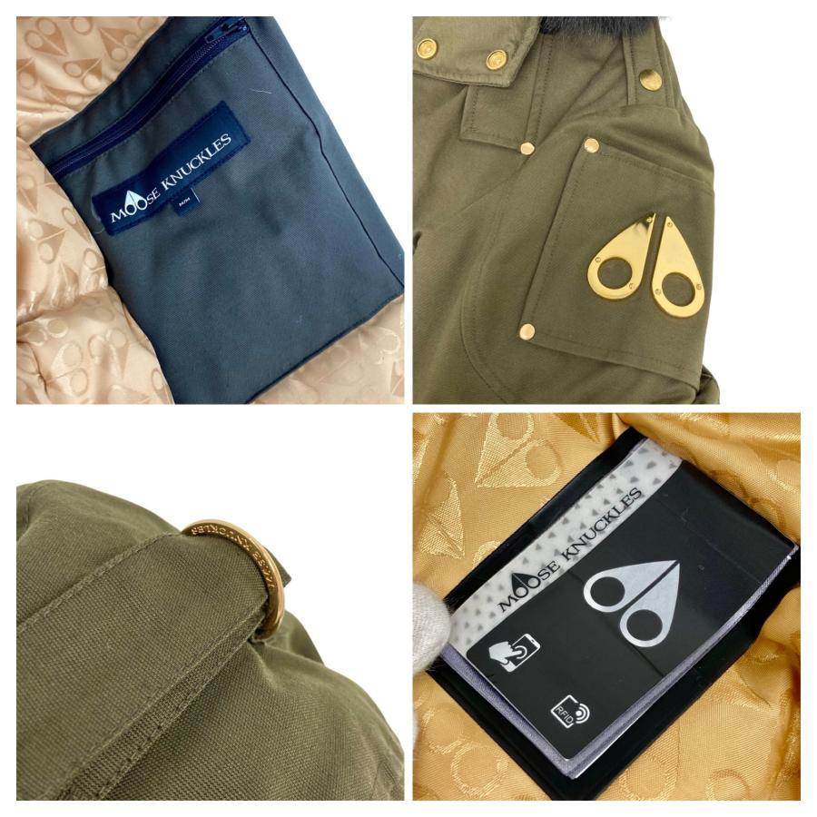 極美品/MOOSE KNUCKLES/ムースナックルズ/フォックスファー フード付