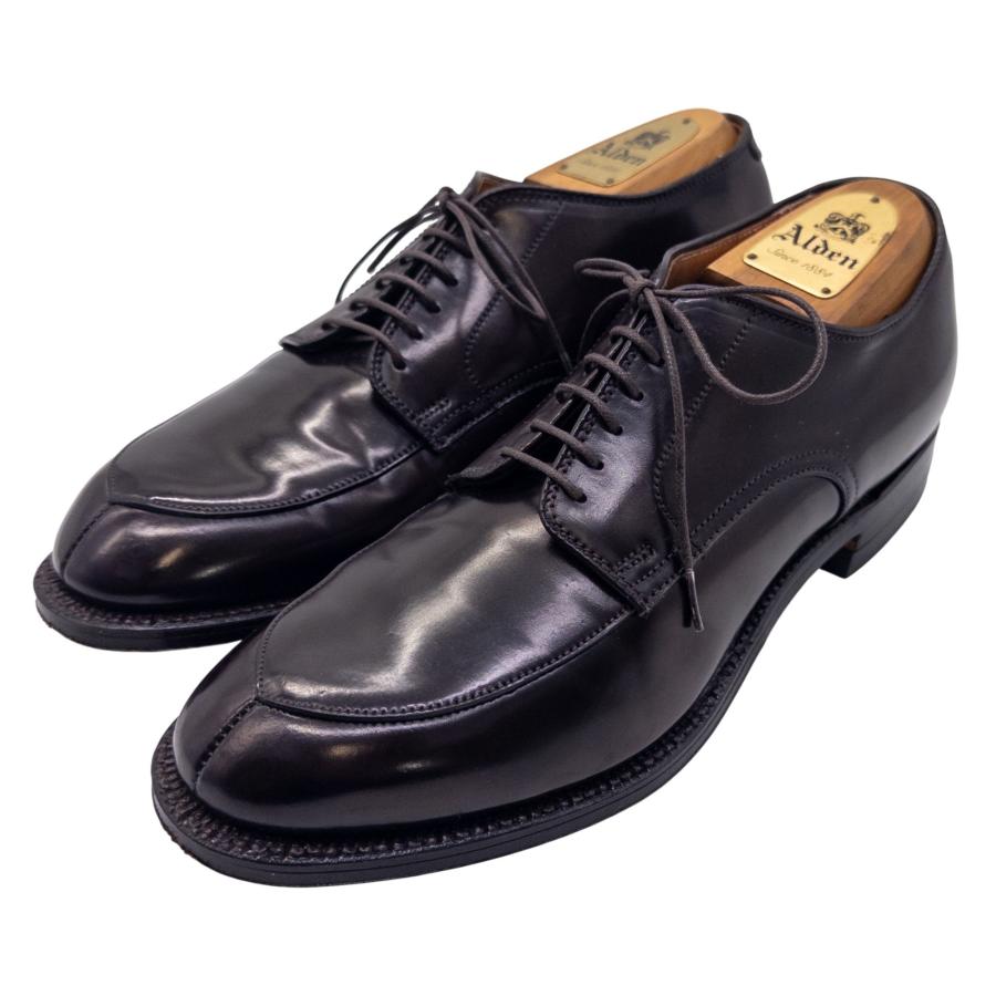 美品/Alden/オールデン/54321/Vチップ/シェルコードバン/バー