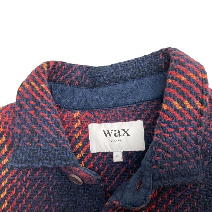 wax london/ワックスロンドン/チェック柄/フランネルシャツ/XLサイズ