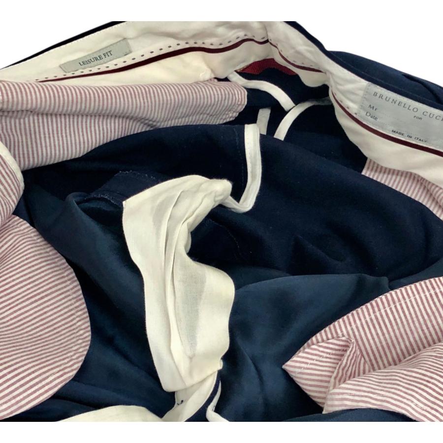 美品/BRUNELLO CUCINELLI/ブルネロクチネリ/スラックス/ネイビー