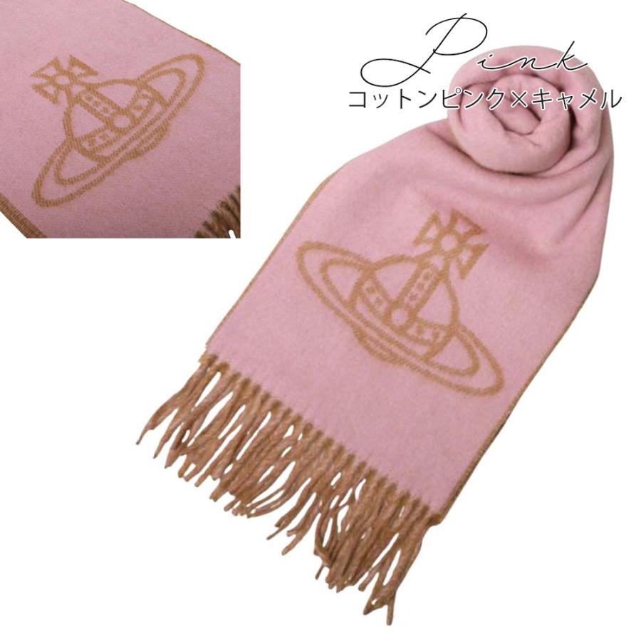 新品 ヴィヴィアンウエストウッド Vivienne マフラー ピンク オーブ ヴィヴィアン ウエストウッド Vivienne Westwood マフラー （ピンク