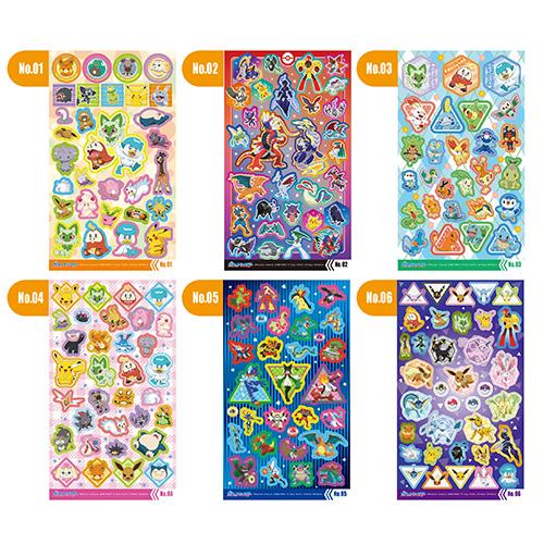 シール〜ポケットモンスター 12枚 キラッとシール2 縁日 お祭り 景品