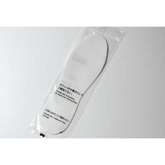 業務用まとめセット 1足あたり：20円 スリッパ使い捨て中敷（袋入