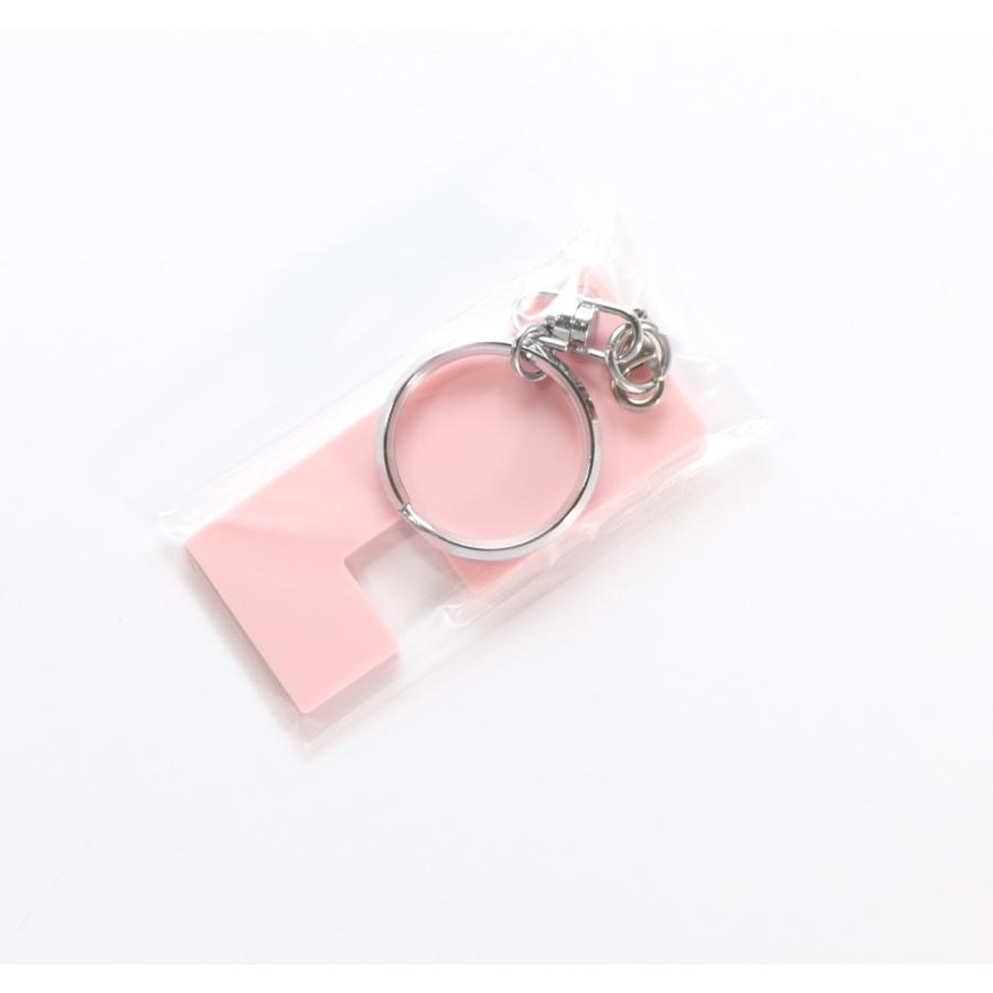 スマホスタンドキーホルダー 30mm×70mm アクリル 3mm厚 軽量 小型