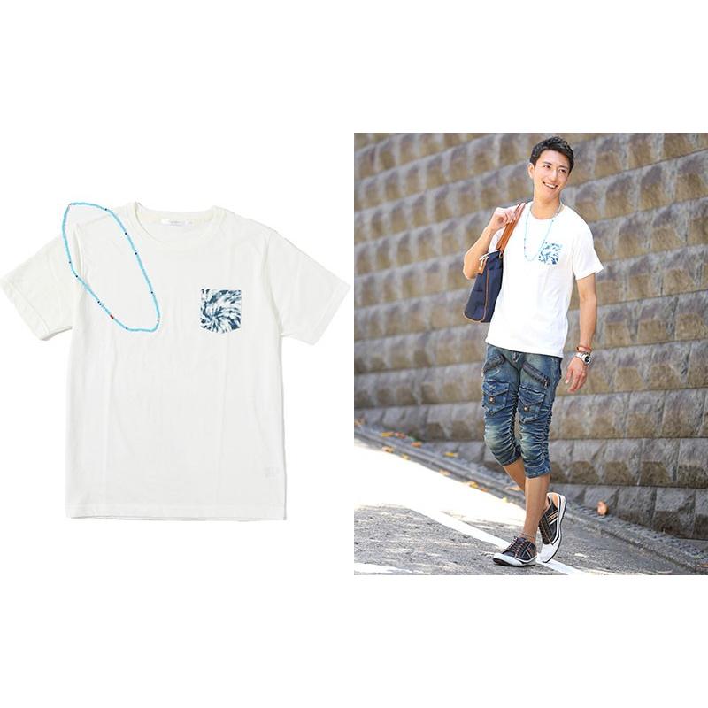 カットソー メンズ Tシャツ 半袖 ポケット ネックレス 2点セット 2018 おしゃれ 20代 30代 40代 50代 大きいサイズ 01 Y8034 322 Menz Style 通販 Yahoo ショッピング