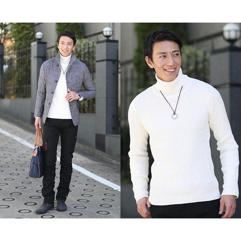 タートルネックニット メンズ ニット ストレッチ おしゃれ 代 30代 40代 50代 メンズスタイル Menz Style 大きいサイズ 02 130n2752 Menz Style 通販 Yahoo ショッピング