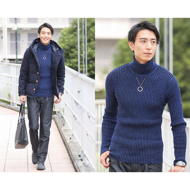 タートルネックニット メンズ ニット ストレッチ おしゃれ 代 30代 40代 50代 メンズスタイル Menz Style 大きいサイズ 02 130n2752 Menz Style 通販 Yahoo ショッピング