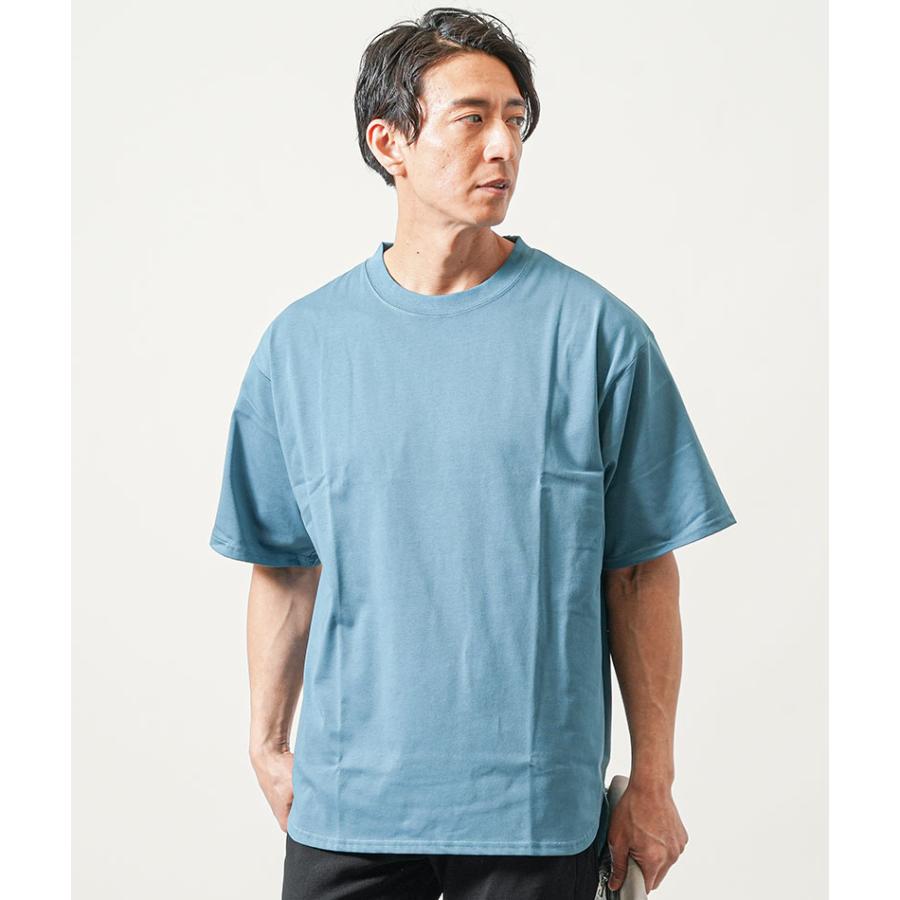 カットソー メンズ tシャツ トップス シルキータッチ ロング