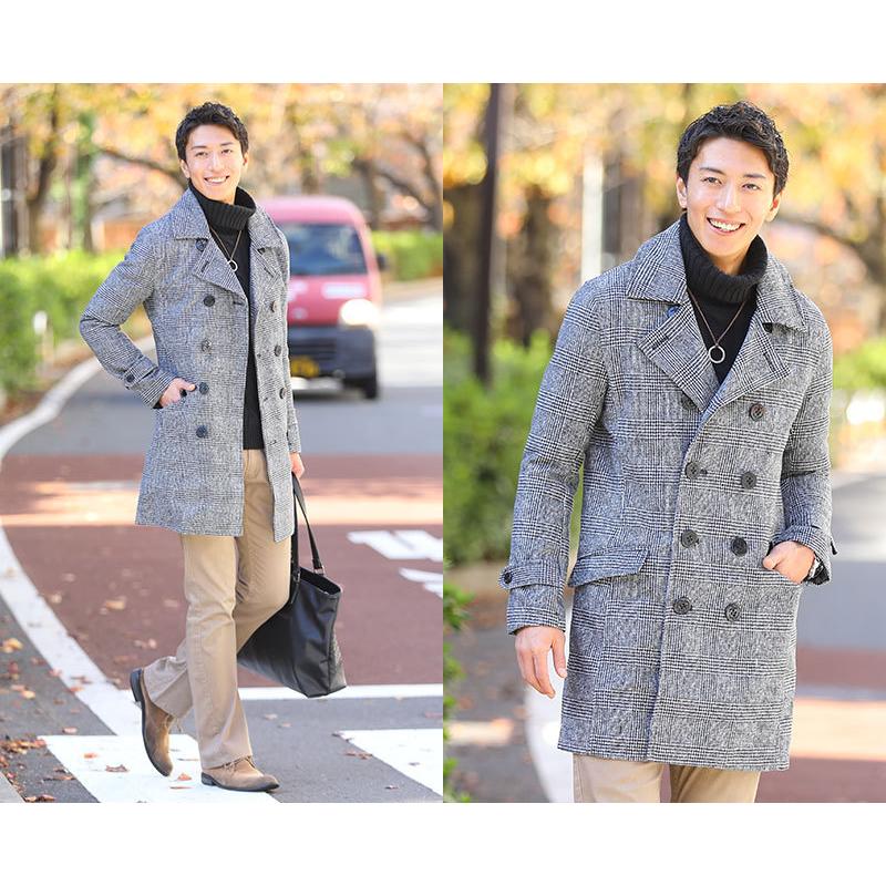 ロングコート トレンチコート ウールコート 送料無料 メルトン メンズ アウター コート ウール混ロングトレンチコート 02 733s5605 Menz Style 通販 Yahoo ショッピング
