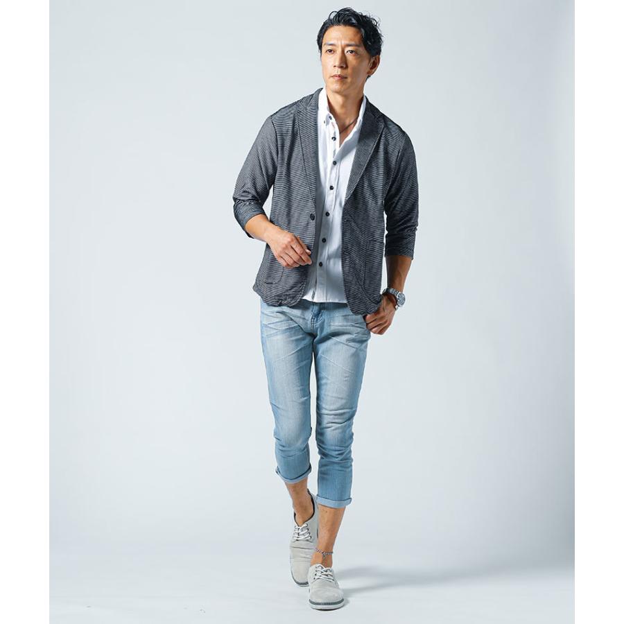 サマージャケット メンズ 夏 50代 7分袖 7部袖 七分袖 七部袖