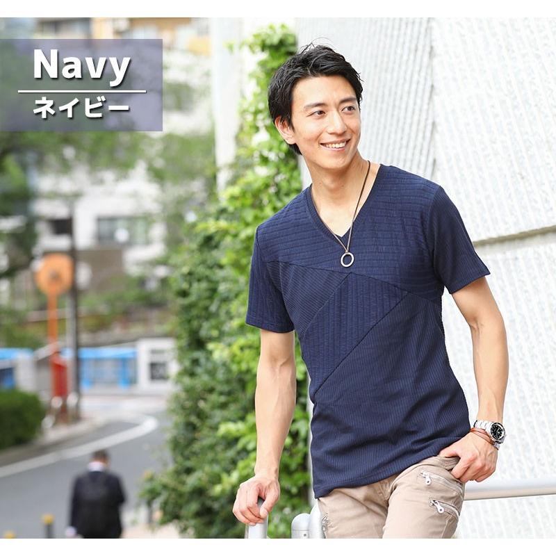 カットソー メンズ 新品同様 半袖 Tシャツ アシンメトリー 夏 40代 おしゃれ 30代 50代 代 大きいサイズ