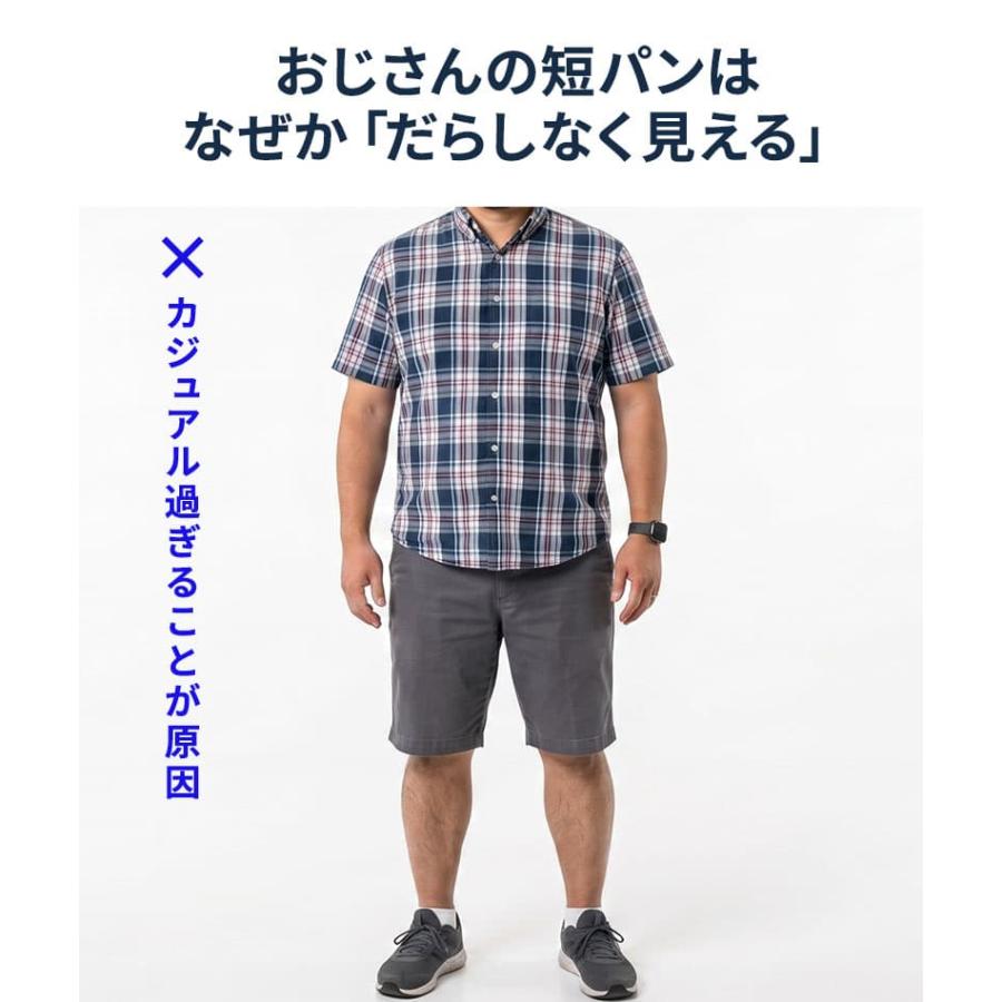 七分丈パンツ 白パンツ メンズ 50代 7部丈パンツ 七分パンツ ハーフ