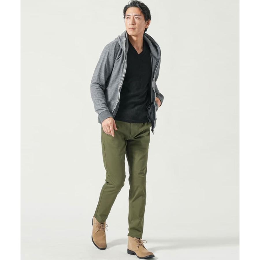 ダブルジップ パーカー 秋アウター メンズ 上着 ちょいワル