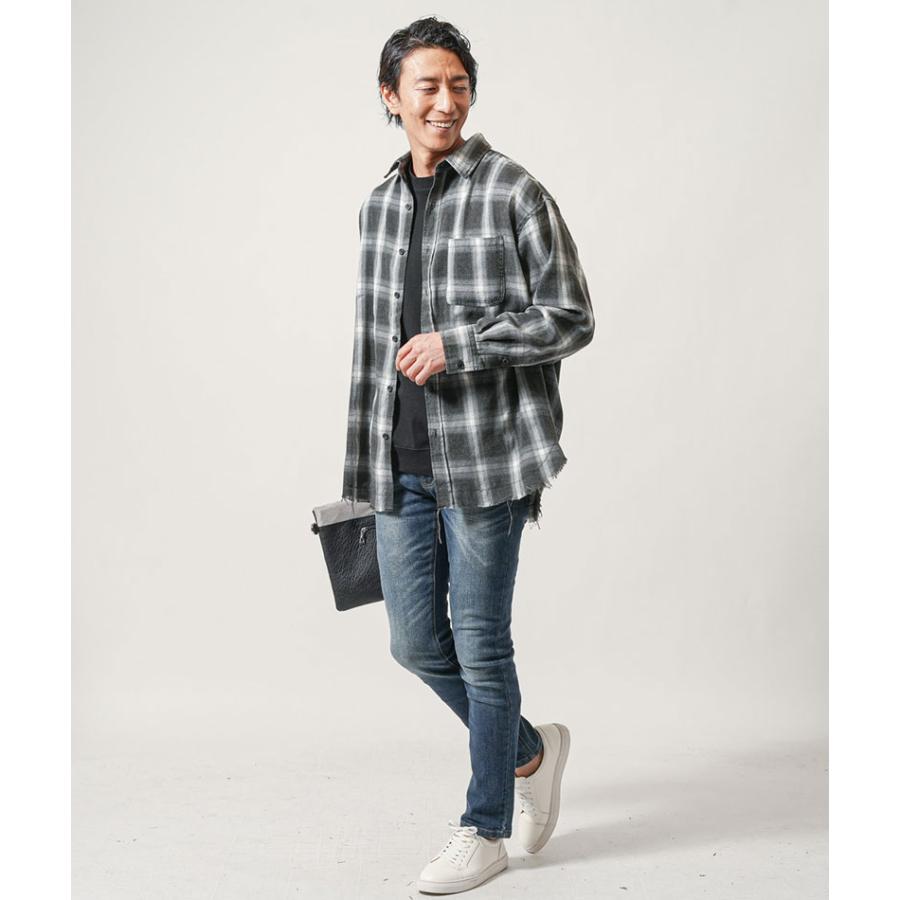 saga outer wear ネルシャツ風ウェア　Lサイズ saga outer wear ネルシャツ風ウェア Lサイズ saga outer wear