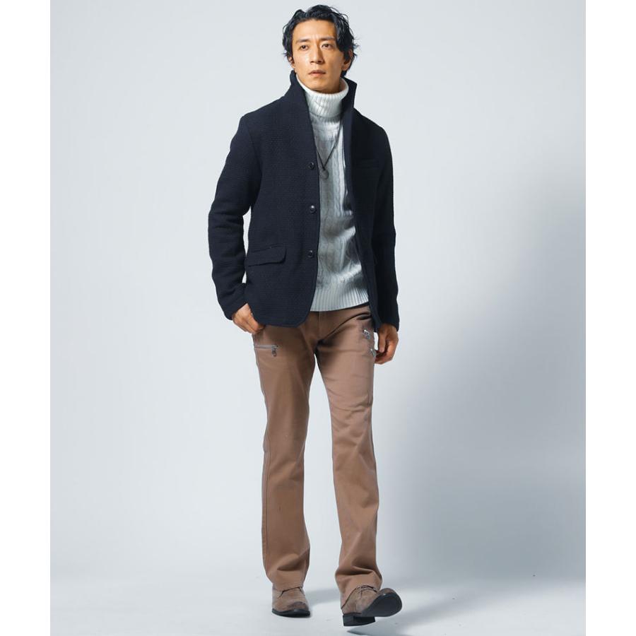 イタリアンカラー ジャケット メンズ スタンドカラー 40代 男性