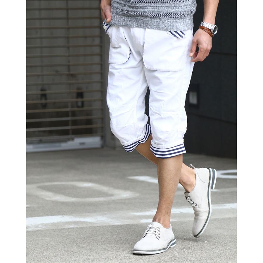 クロップドパンツ メンズ ボトムス イージーパンツ ボーダー おしゃれ 代 30代 40代 50代 メンズスタイル Menz Style 07 Menz Style 通販 Yahoo ショッピング