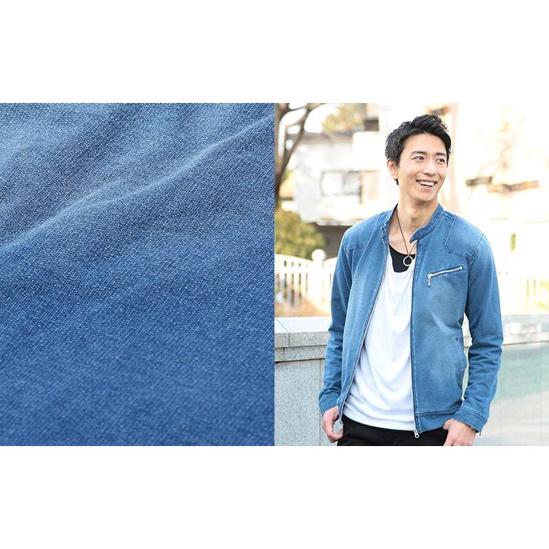 ライダース ジャケット メンズ シングル デニム おしゃれ 30代