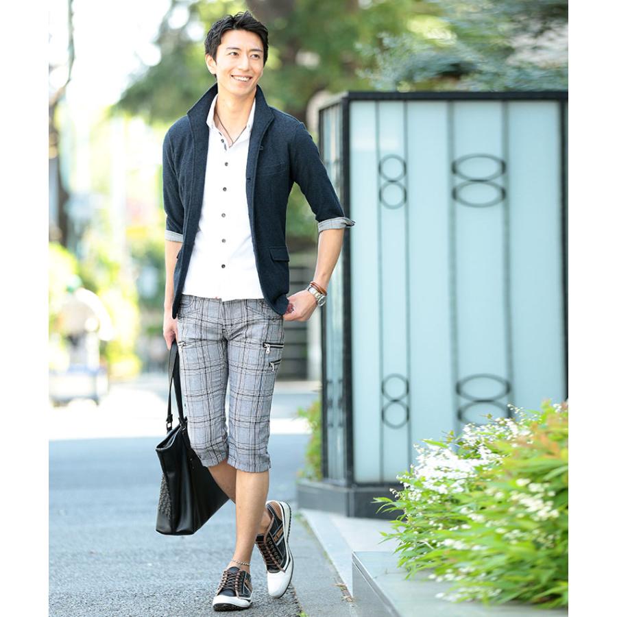七分丈パンツ メンズ クロップドパンツ 7部丈パンツ ショート