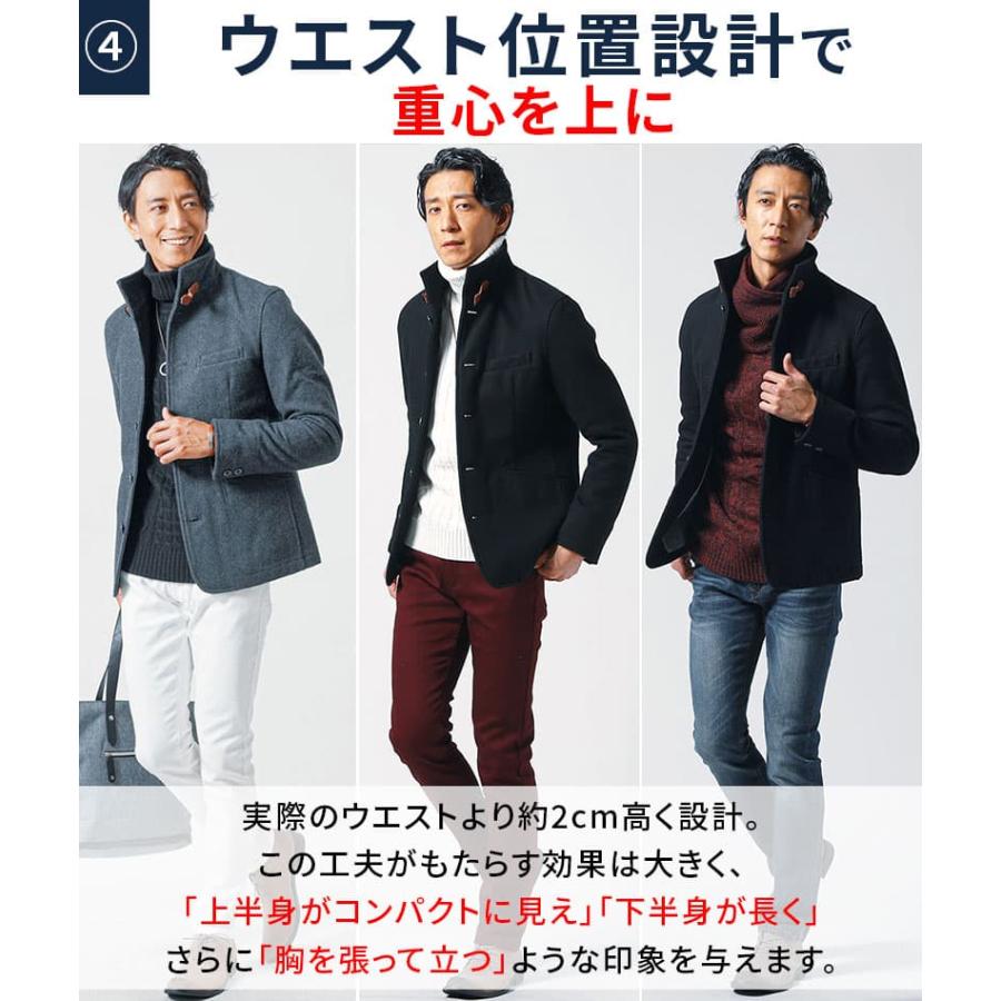 爆買 ピーコート メンズ ハーフコート カジュアル 50代 ショートコート