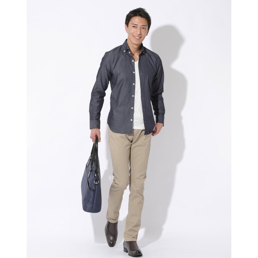 ボタンダウンシャツ メンズ 日本製 カジュアルシャツ スマート
