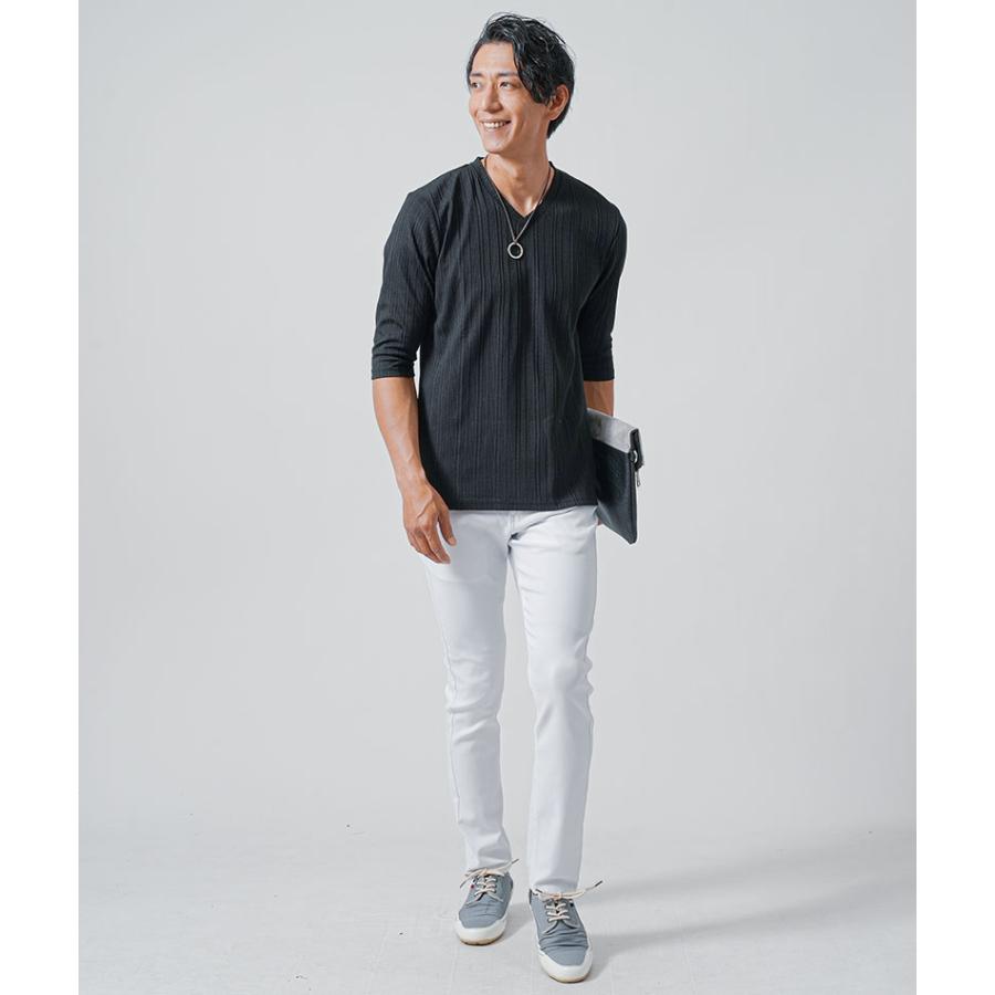 ジャケt 七分袖 tシャツ メンズ 7部袖tシャツ 七分丈 7部丈 七部