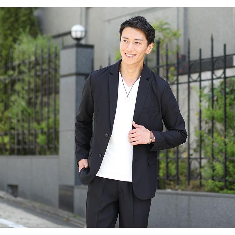 Executive テーラードジャケット&パンツ セットアップ サイズ40 黒 Executive テーラードジャケット&パンツ セットアップ サイズ40