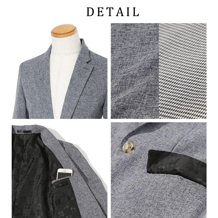 ジャケット メンズ コーデセット カットソー トップス 千鳥格子ジャケット Tシャツ デニムパンツ 3点コーデセット 185 100 3tenset 185 Menz Style 通販 Yahoo ショッピング