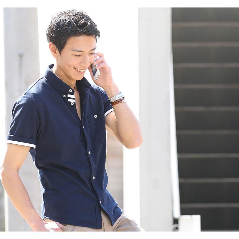 紺ポロシャツ 白tシャツ 黒パンツのコーディネートセット 4 100 3tenset 4 Menz Style 通販 Yahoo ショッピング