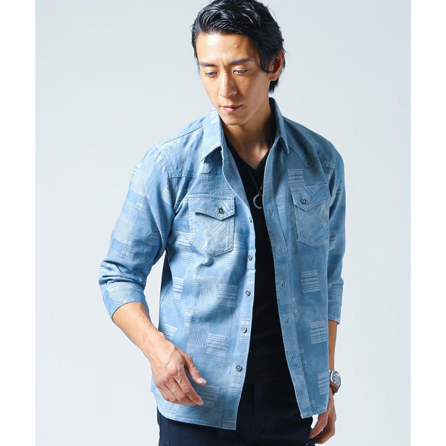 シャツ メンズ デニムシャツ カットソー Tシャツ コーデ セット 2点 春 夏 秋 服 30代 40代 50代 100 9680ms 2set Menz Style 通販 Yahoo ショッピング