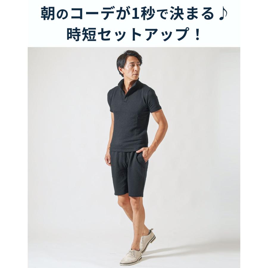 ままちゃん！！おまとめポロシャツ＆ベロアセット セットアップ メンズ 上下 夏コーデ 夏服 夏用 夏物 半袖