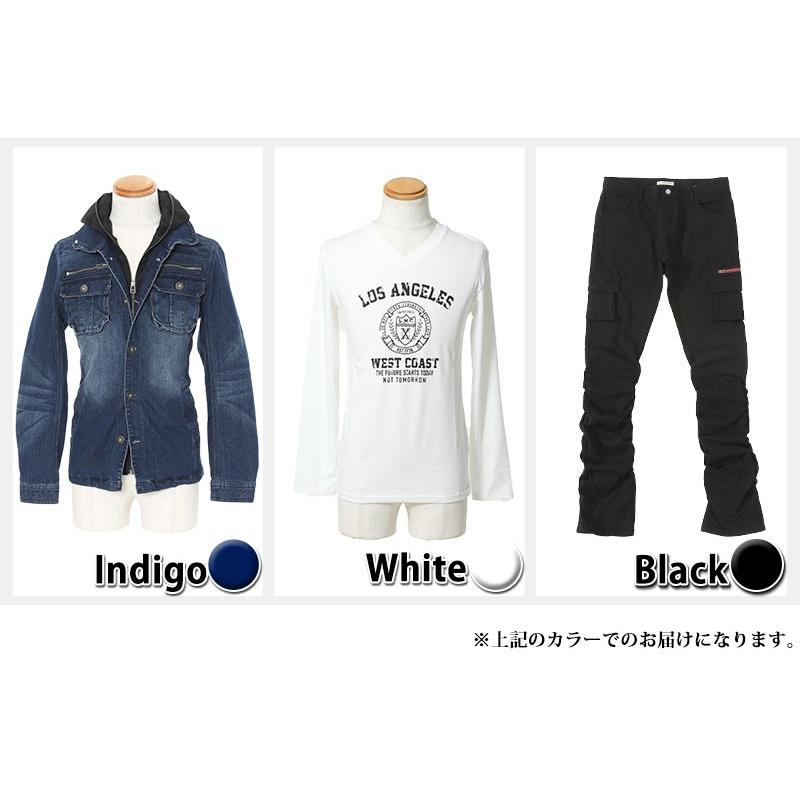 c-boy style デニムセットアップ　コーデ売り　神サイズ　短丈ジャケット c-boy style(No.107)アメカジコーデ デニムJKT コカコーラ