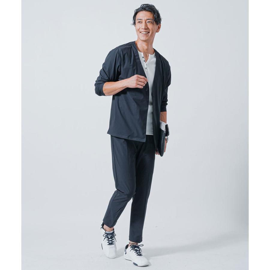 夏コーデ メンズ 夏用 夏物 夏服 ノーカラー テーラード