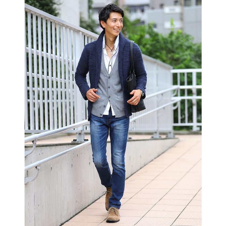 送料無料 春 メンズ アウターセット ニット ニット デニムパンツ 3点コーデセット 11 100 Spring 3set 11 Menz Style 通販 Yahoo ショッピング