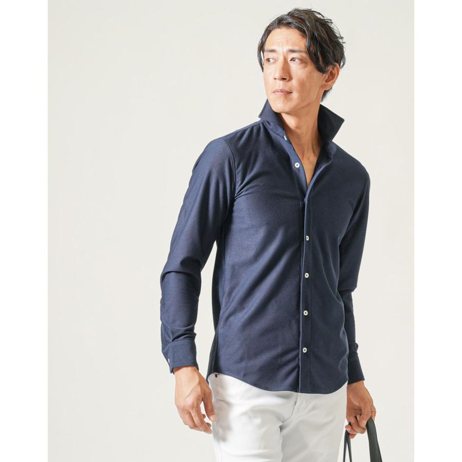 イケオジ シャツ メンズ 長袖 ワイシャツ 無地 ストレッチ イケオジ シャツ メンズ 長袖 ワイシャツ 無地 ストレッチ