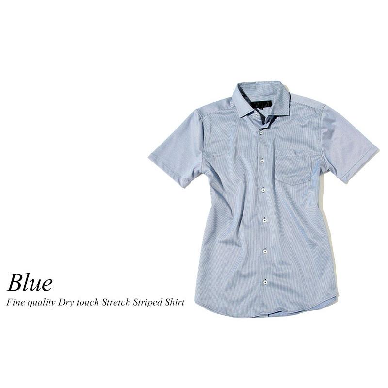 シャツ メンズ ビジネスカジュアル 半袖 ドライタッチ ストレッチ ストライプシャツ おしゃれ 30代 40代 50代 メンズスタイル Menz Style 11 Gws6149 Str Menz Style 通販 Yahoo ショッピング