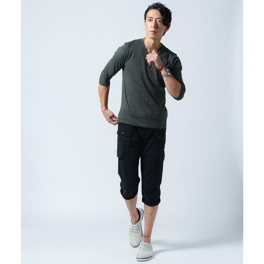 七分袖 メンズ 日本製 綿 七部袖 7部袖 7分袖 tシャツ vネック 7 七分袖 メンズ 日本製 綿 七部袖 7部袖 7分袖 tシャツ vネック 7