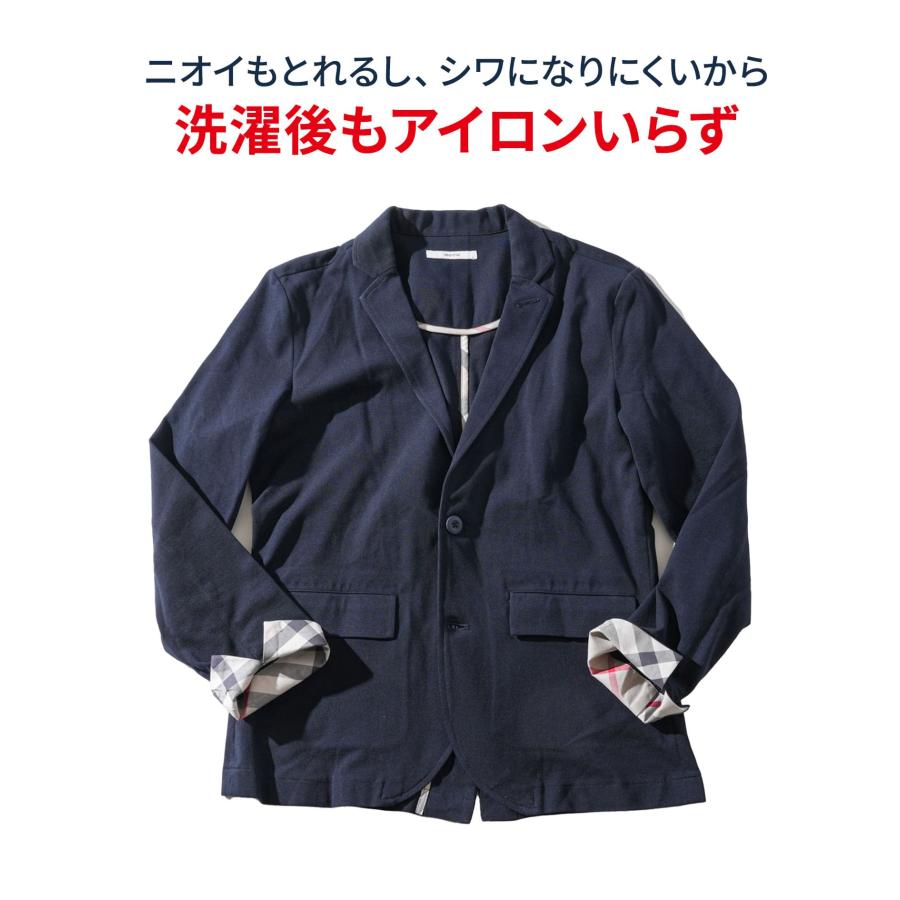 シップス　濃紺　ストレッチ　アンコン　サマー　ジャケット 1-1.jpg