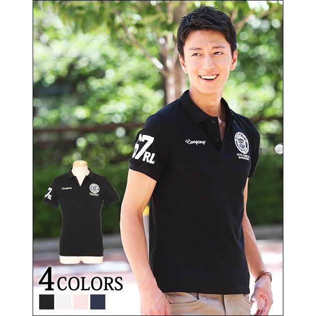 ポロシャツ メンズ 半袖 ワッペン おしゃれ 30代 40代 50代 メンズスタイル Menz Style 122 Menz Style 通販 Yahoo ショッピング