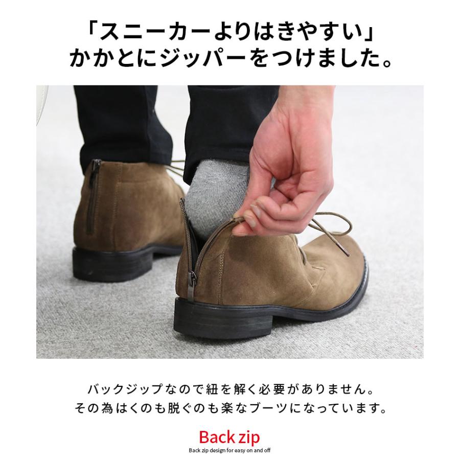 チャッカブーツ メンズ スエード 靴 スウェード スエード靴